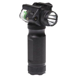Taktický grip s baterkou a laserom