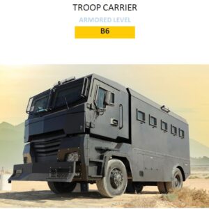 Obrnený transportér – úroveň ochrany B6